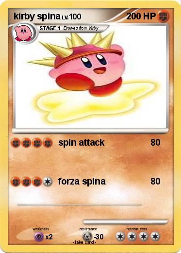 Pokemon kirby spina