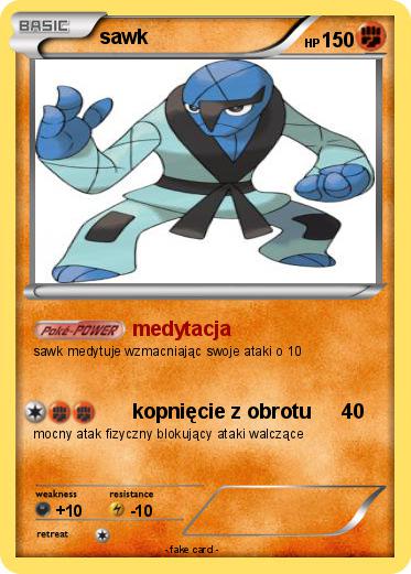 Pokemon sawk