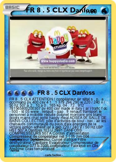 Pokemon FR 8 . 5 CLX Danfoss