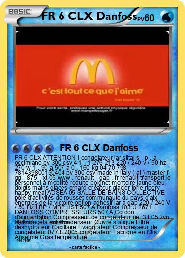Pokemon FR 6 CLX Danfoss