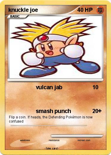 Pokemon knuckle joe