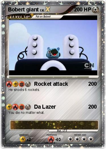 Pokemon Bobert giant