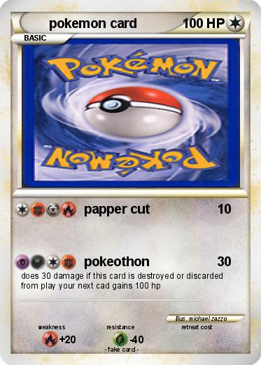 Pokemon pokemon card