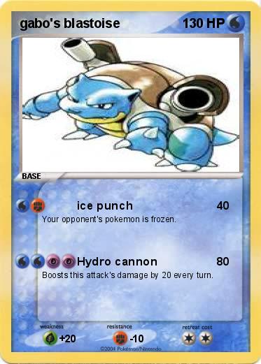 Pokemon gabo's blastoise