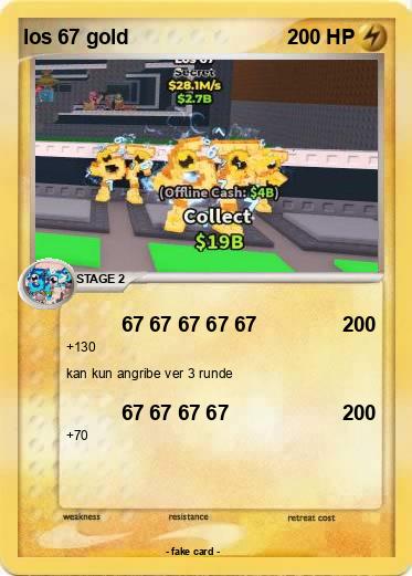 Pokemon los 67 gold