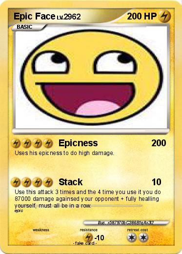Pokemon Epic Face