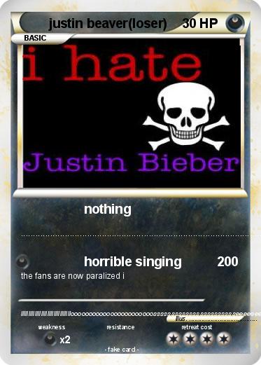 Pokemon justin beaver(loser)