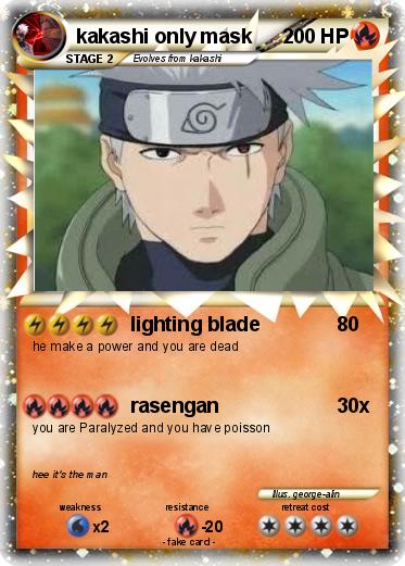 Pokemon kakashi only mask