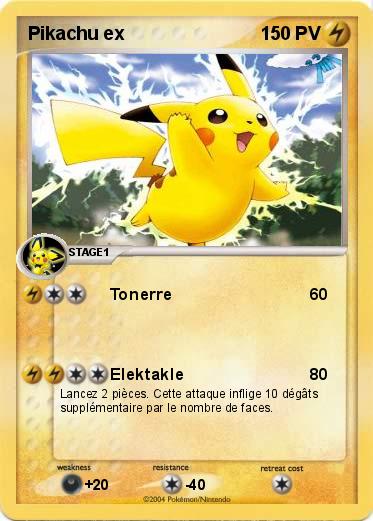Pokemon Pikachu ex