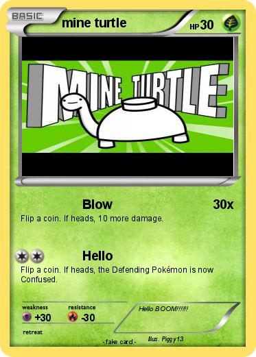 Pokemon mine turtle