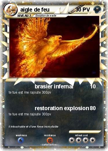 Pokemon aigle de feu