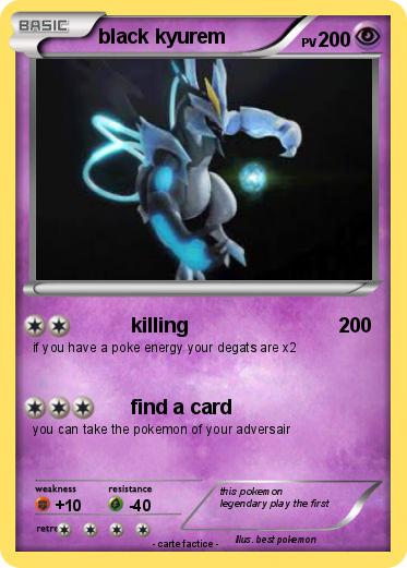 Pokemon black kyurem