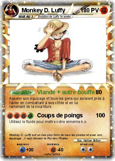 Pokemon Monkey D. Luffy