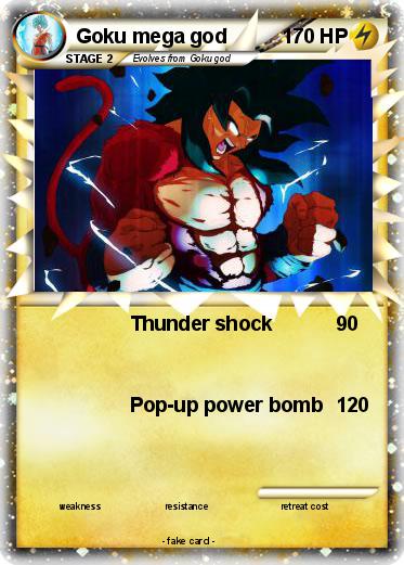 Pokemon Goku mega god