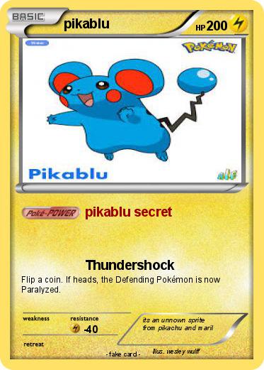 Pokemon pikablu