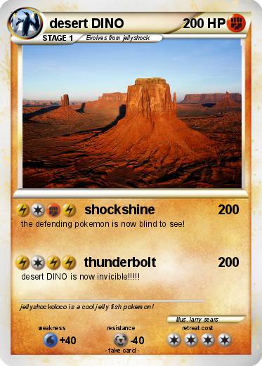 Pokemon desert DINO
