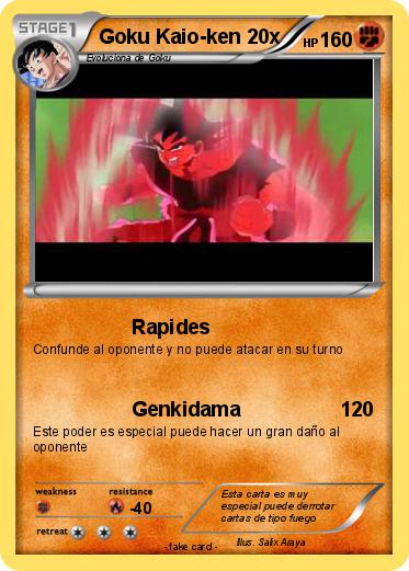 Pokemon Goku Kaio-ken 20x