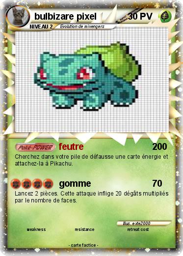 Pokemon bulbizare pixel