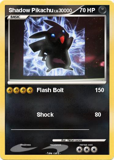 Pokemon Shadow Pikachu