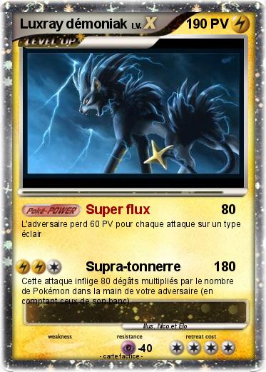 Pokemon Luxray démoniak