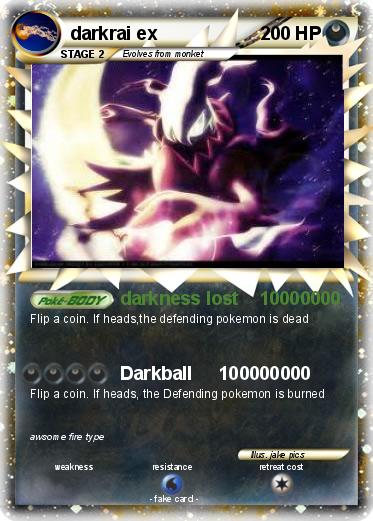 Pokemon darkrai ex