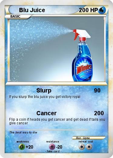 Pokemon Blu Juice