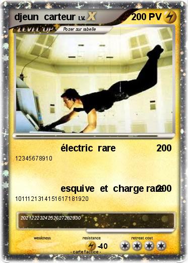 Pokemon djeun  carteur