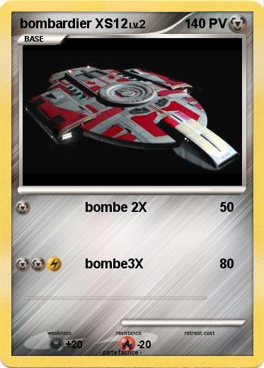 Pokemon bombardier XS12