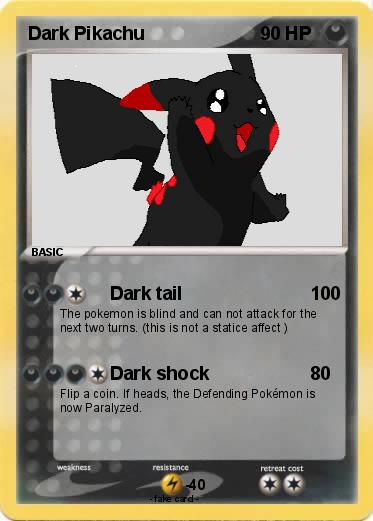 Pokemon Dark Pikachu
