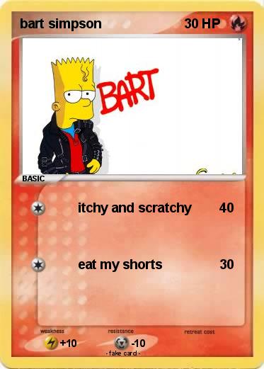Pokemon bart simpson