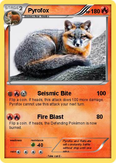 Pokemon Pyrofox