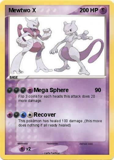 Pokemon Mewtwo X