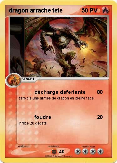 Pokemon dragon arrache tete