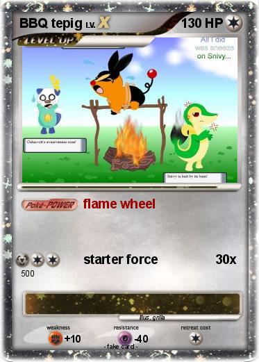 Pokemon BBQ tepig
