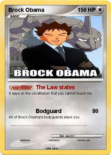 Pokemon Brock Obama