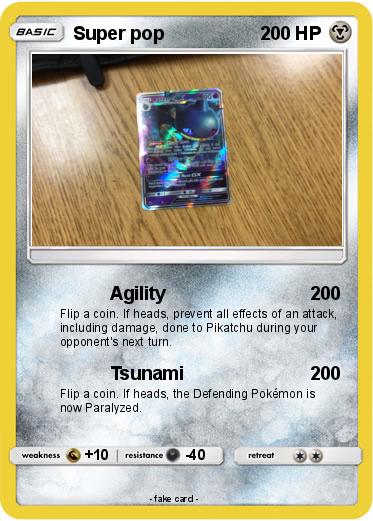 Pokemon Super pop