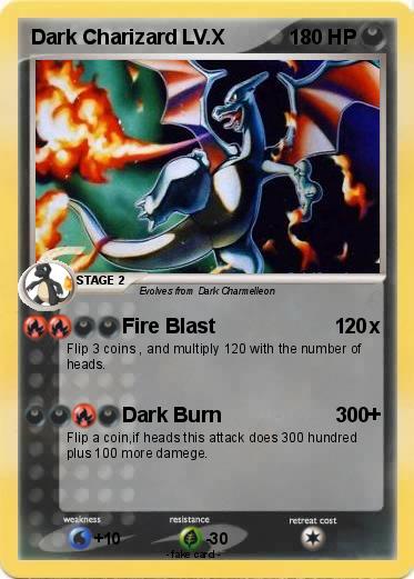 Pokemon Dark Charizard LV.X