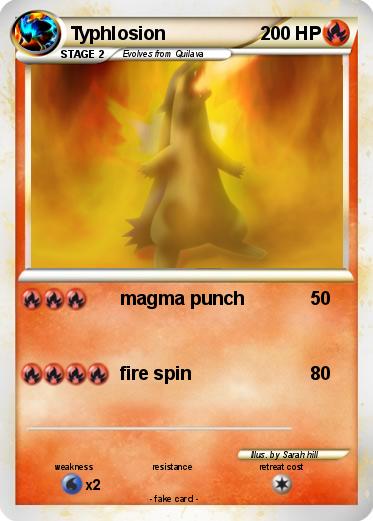 Pokemon Typhlosion