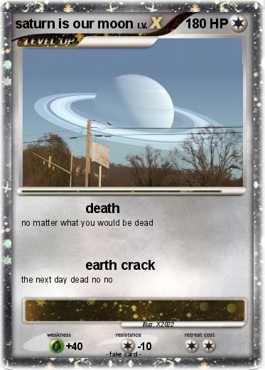Pokemon saturn is our moon