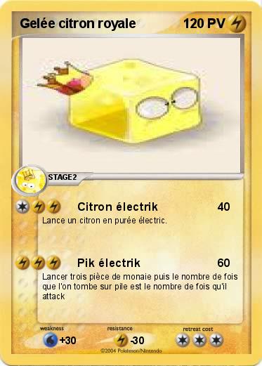 Pokemon Gelée citron royale