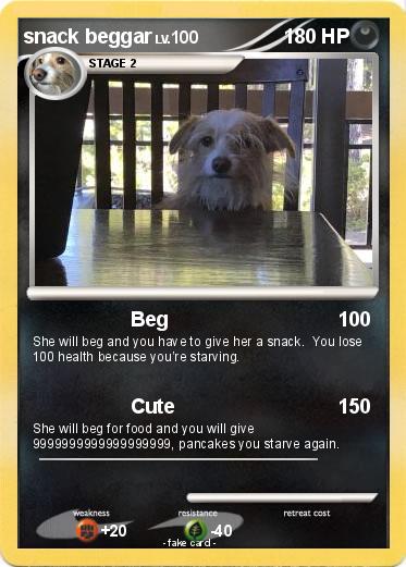 Pokemon snack beggar
