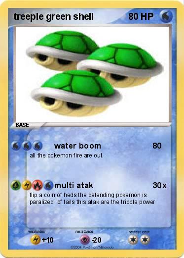 Pokemon treeple green shell