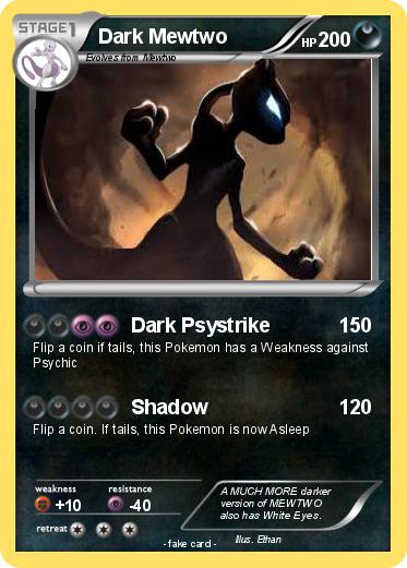 Pokemon Dark Mewtwo