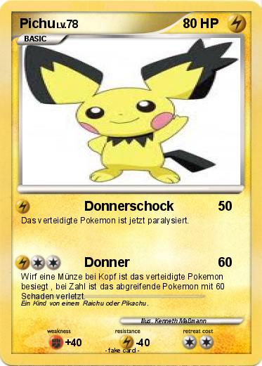 Pokemon Pichu