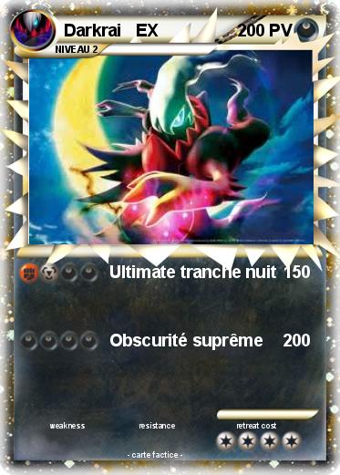 Pokemon Darkrai   EX