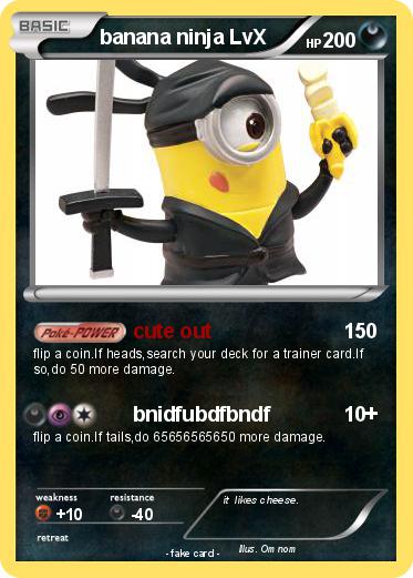 Pokemon banana ninja LvX