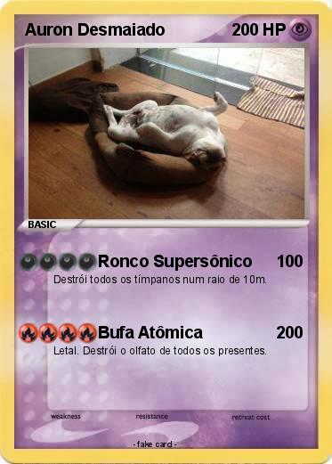 Pokemon Auron Desmaiado
