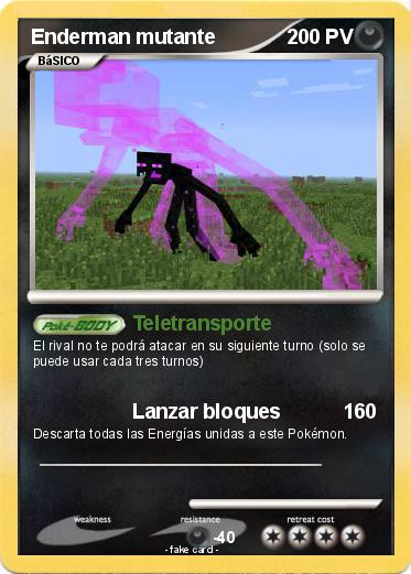 Pokemon Enderman mutante