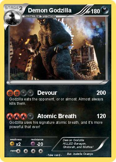 Pokemon Demon Godzilla