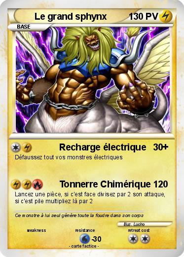 Pokemon Le grand sphynx